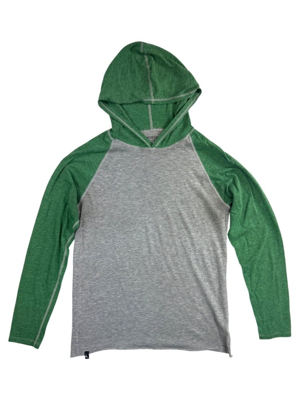 Duckworth Men's M Vapor Wool Hoodie Raglan Sleeve Shirt Base Layer USA Made
